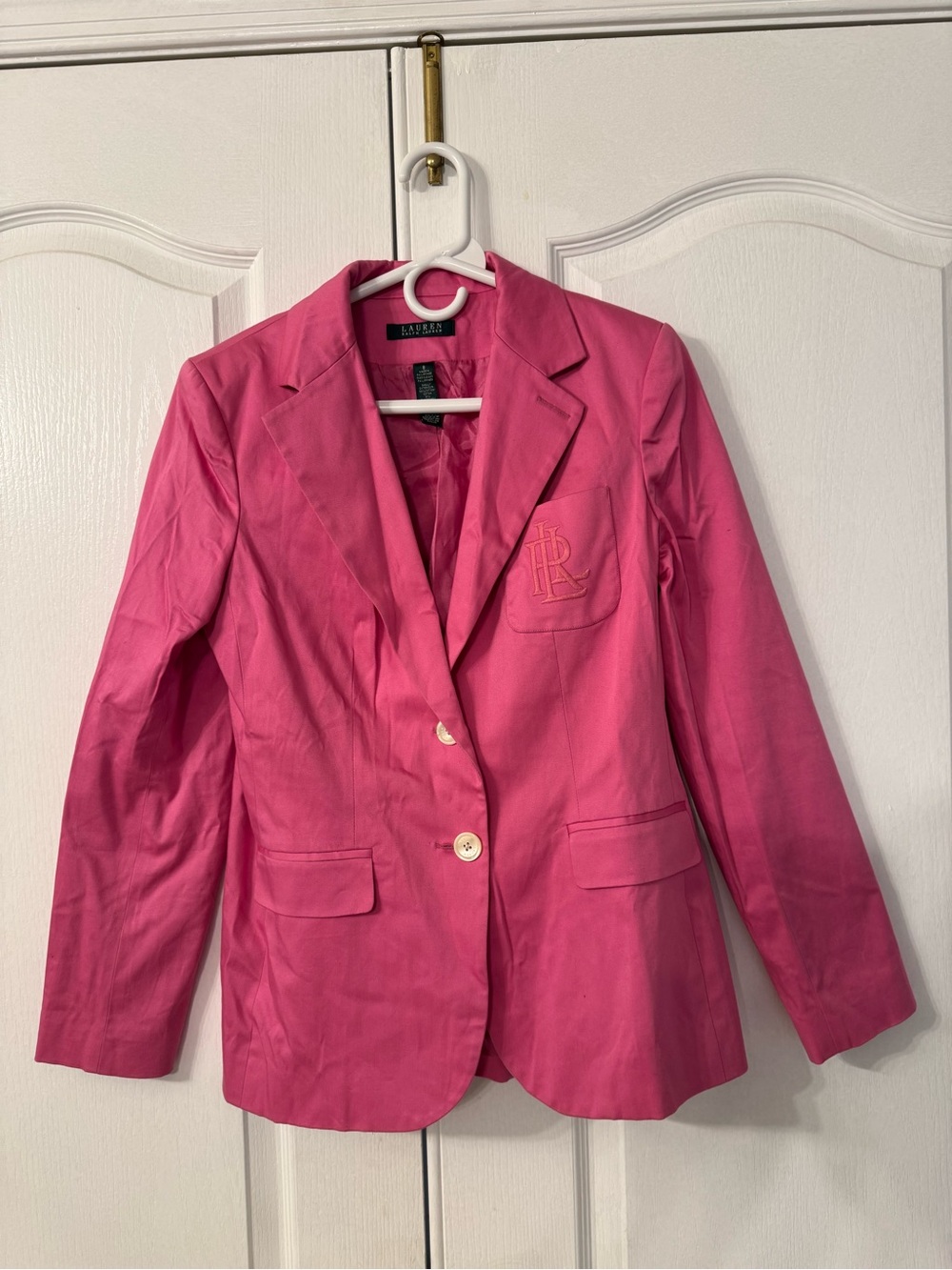 Ralph Lauren Hot Pink Single-Breasted Blazer